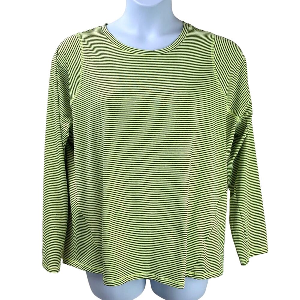 Athletic Works Yellow Gray Running Yoga Shirt XXL